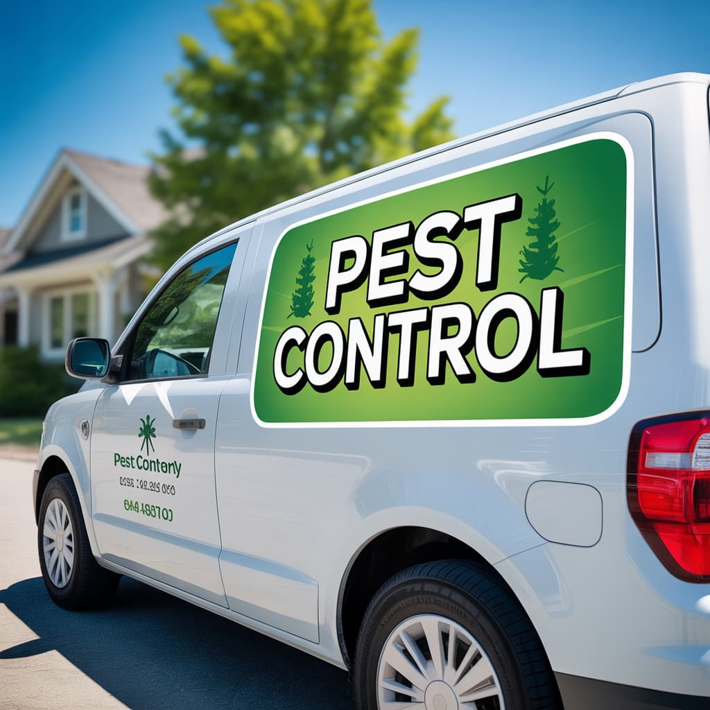 Go Green Pest Control professional eco-friendly service vehicle providing green pest control throughout Nassau County Long Island